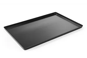 Taca cukiernicza ekspozycyjna – czarna, 600x400x20mm Hendi 808542