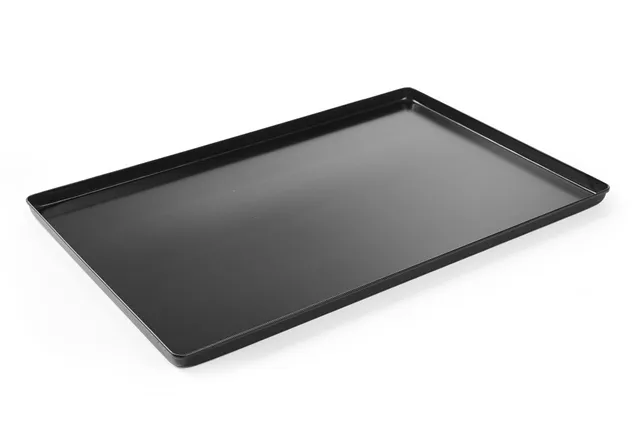 Taca cukiernicza ekspozycyjna – czarna, 600x400x20mm Hendi 808542