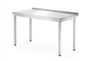Stół przyścienny – skręcany, głębokość 600 mm, Profi Line, 1400x600x850mm Hendi 811269