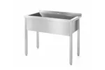 Stół z basenem – spawany, jednokomorowy, Profi Line, 1000x600x850mm Hendi 811832