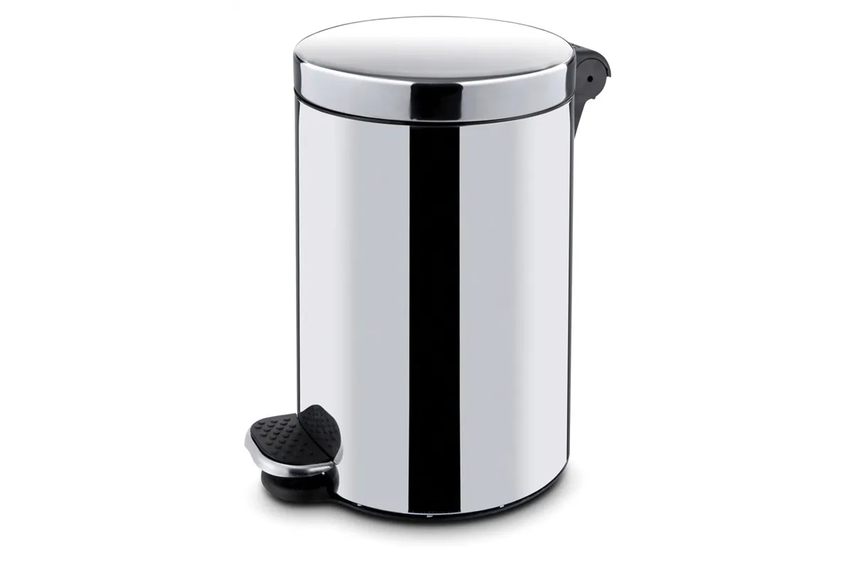 Kosz pedałowy okrągły z wkładem, 20L, ⌀300x440mm Hendi 691335