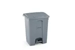 Pojemnik na odpady z pedałem, 68L, jasnoszary, 490x410x660mm AmerBox 691151