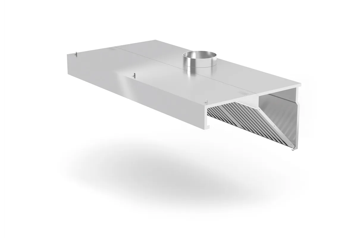 Okap przyścienny, skośny, Profi Line, bez oświetlenia, 1000x700x450mm Hendi 229286