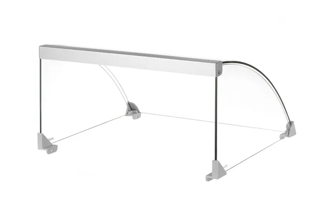 Pokrywa szklana do podgrzewacza rolkowego do parówek, do podgrzewacza z 9 rolkami o kodzie 268605, 470x401x250mm Hendi 268612