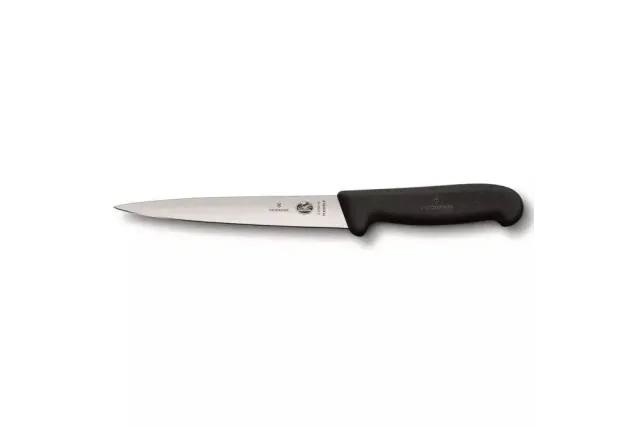 Nóż do filetowania, czarny, 283mm Victorinox 5.3703.16