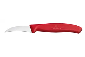 Nóż do jarzyn zagięty, czerwony, 162mm Victorinox 6.7501