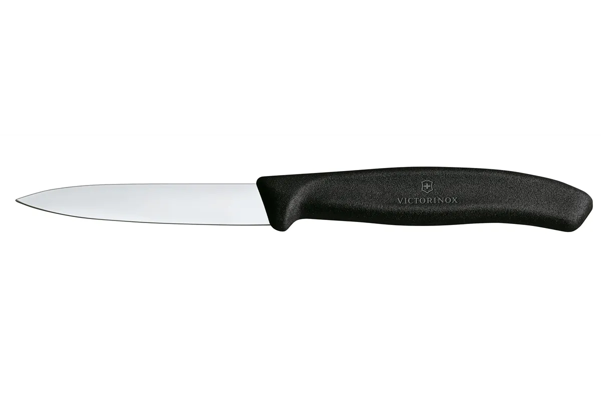 Nóż do jarzyn gładki, czarny, 190mm Victorinox 6.7603