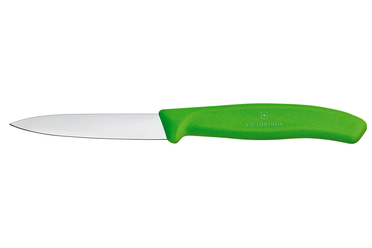 Nóż do jarzyn gładki, zielony, 190mm Victorinox 6.7606.L114