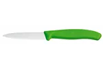 Nóż do jarzyn z ząbkowanym ostrzem, zielony, 190mm Victorinox 6.7636.L114