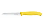 Nóż do jarzyn z ząbkowanym ostrzem, żółty, 212mm Victorinox 6.7736.L8