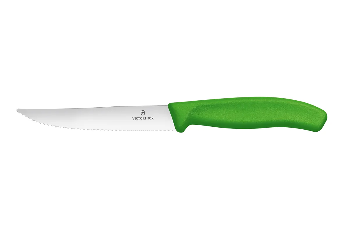 Nóż do steków i pizzy, zielony, 232mm Victorinox 6.7936.12L4