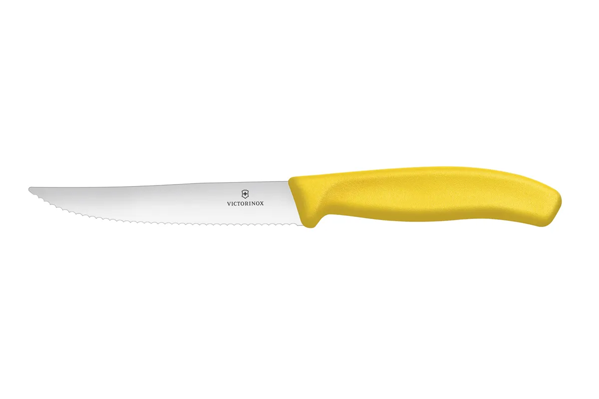 Nóż do steków i pizzy, żółty, 232mm Victorinox 6.7936.12L8