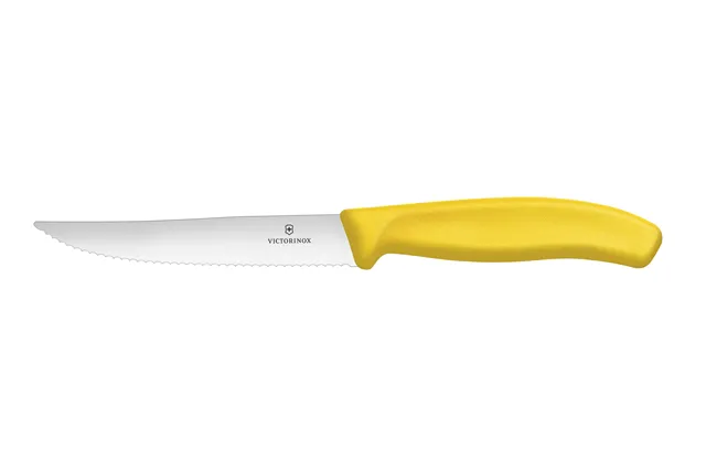 Nóż do steków i pizzy, żółty, 232mm Victorinox 6.7936.12L8