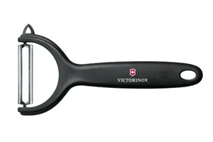 Obieraczka z ząbkowanym ostrzem, czarny Victorinox 7.6079