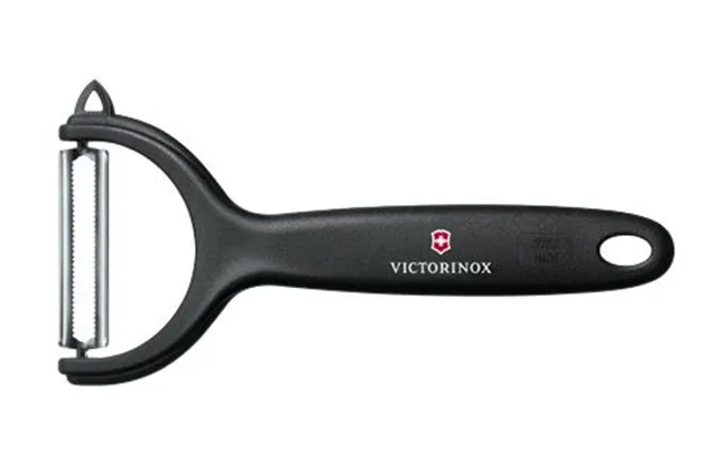 Obieraczka z ząbkowanym ostrzem, czarny Victorinox 7.6079