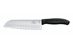 Nóż Santoku ze szlifem kulowym, czarny, 298mm Victorinox 6.8523.17B