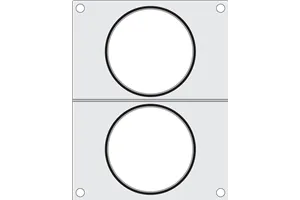 Matryca do zgrzewarki, 2x pojemnik do zupy ø115 mm Hendi 805633