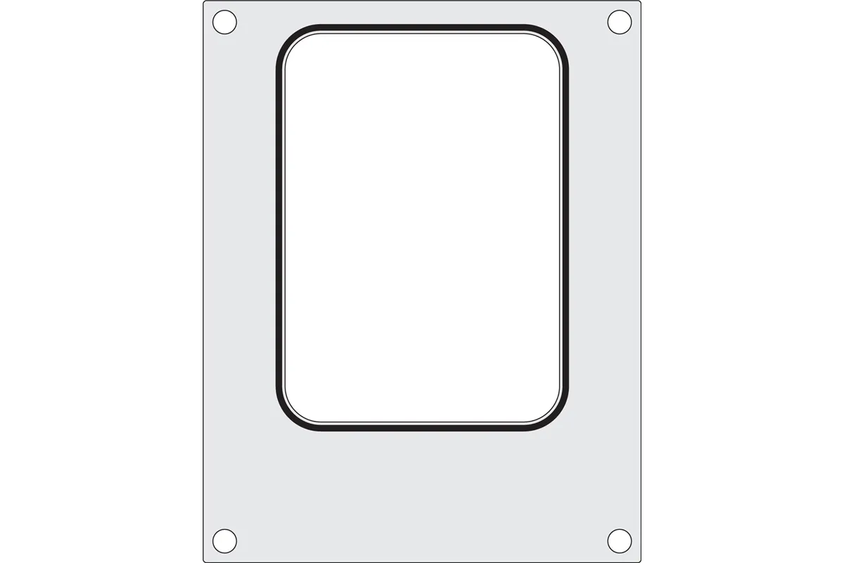 Matryca do zgrzewarki, pojemnik 187x137 mm Hendi 805664