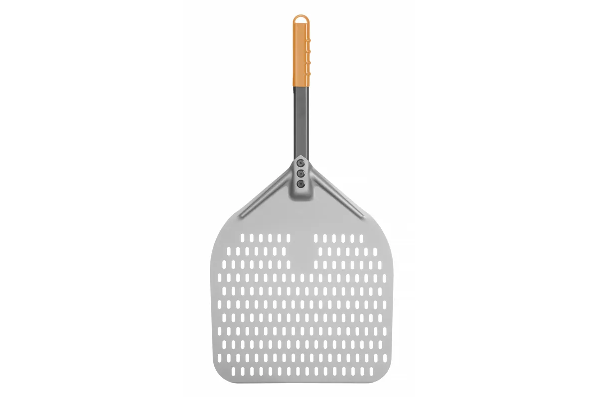 Łopata do pizzy z perforacją i krótką rączką, kwadratowa, 350x710mm Hendi 618080