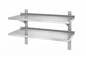 Półka wisząca przestawna, podwójna z 2 konsolami, 1000x400x600 mm, 1000x400x600mm Hendi 816592