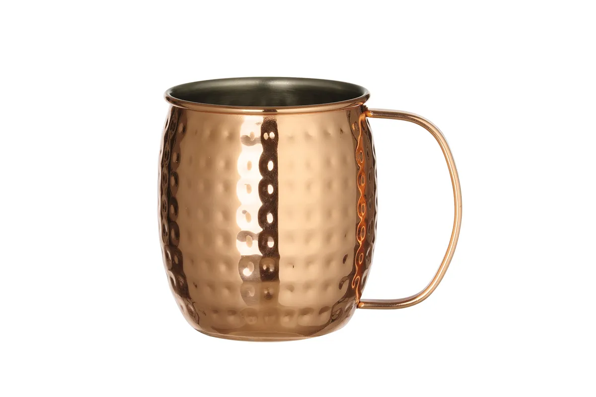 Kubek do drinków, 0,5L, miedziany, ⌀97x100mm BarUp 596975