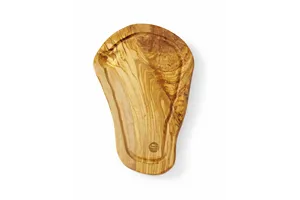 Deska do serwowania z drewna oliwnego z rowkiem, 300x210x18mm Hendi 505199