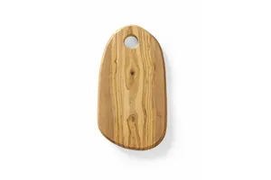Deska do serwowania z drewna oliwnego z otworem, 250x165x18mm Hendi 505229