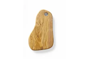 Deska do serwowania z drewna oliwnego z otworem, 350x210x18mm Hendi 505236