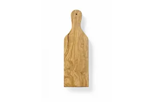 Deska do serwowania z drewna oliwnego z uchwytem, 350x120x18mm Hendi 505243