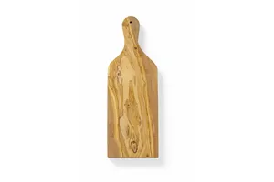 Deska do serwowania z drewna oliwnego z uchwytem, 400x140x18mm Hendi 505250