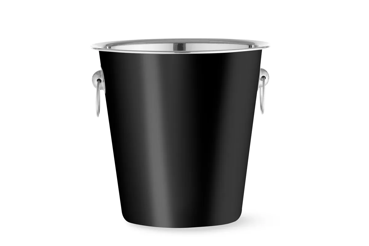Wiadro do szampana, 3,3L, czarny, ⌀220x190mm BarUp 594049