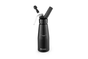 Syfon do bitej śmietany, Kitchen Line, 0,5L, czarny, ⌀80x260mm Hendi 588420