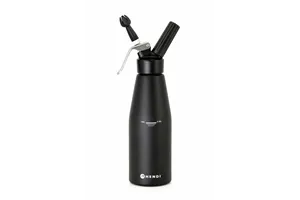 Syfon do bitej śmietany, Kitchen Line, 0,95L, czarny, ⌀95x320mm Hendi 588598