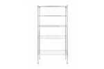 Regał magazynowy z 5 półkami, chromowany, chromowany, 910x455x1830mm Hendi 812204