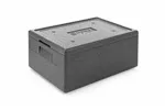 Pojemnik termoizolacyjny z piocelanu, Kitchen Line, 40l, GN 1/1, 40L, czarny, 600x400x283mm Hendi 707746