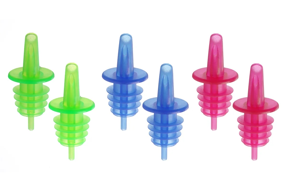 Nalewak, 2 niebieskie, 2 czerwone, 2 zielone, czerwony, 6 szt BarUp 599457