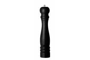 Młynek do pieprzu drewniany, czarny, ⌀60x315mm Hendi 469552