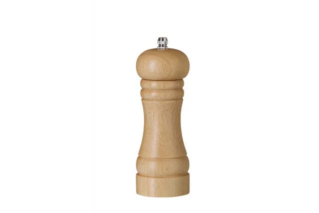 Młynek do pieprzu drewniany, jasne drewno, ⌀57x165mm Hendi 469705