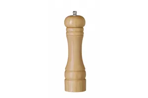 Młynek do pieprzu drewniany, jasne drewno, ⌀57x215mm Hendi 469729