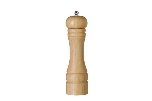 Młynek do pieprzu drewniany, jasne drewno, ⌀57x215mm Hendi 469729