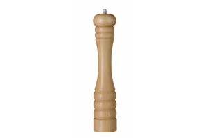 Młynek do pieprzu drewniany, jasne drewno, ⌀60x315mm Hendi 469743