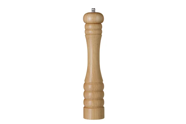 Młynek do pieprzu drewniany, jasne drewno, ⌀60x315mm Hendi 469743