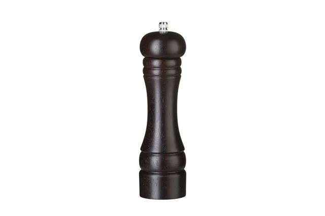 Młynek do pieprzu drewniany, ciemne drewno, ⌀57x215mm Hendi 469804