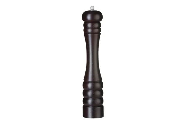 Młynek do pieprzu drewniany, ciemne drewno, ⌀60x315mm Hendi 469828