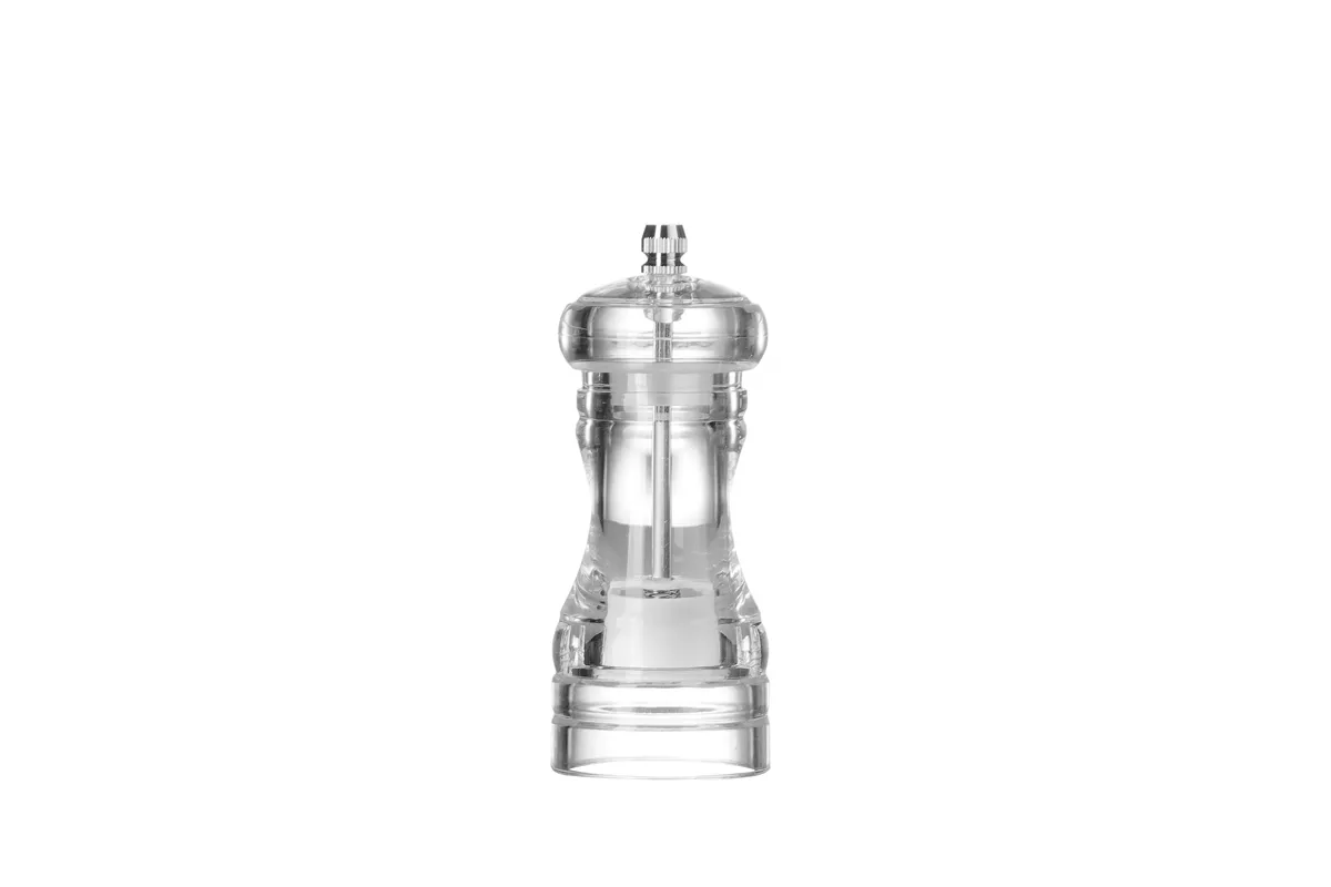 Młynek do pieprzu akrylowy, transparentny, ⌀50x113mm Hendi 469620