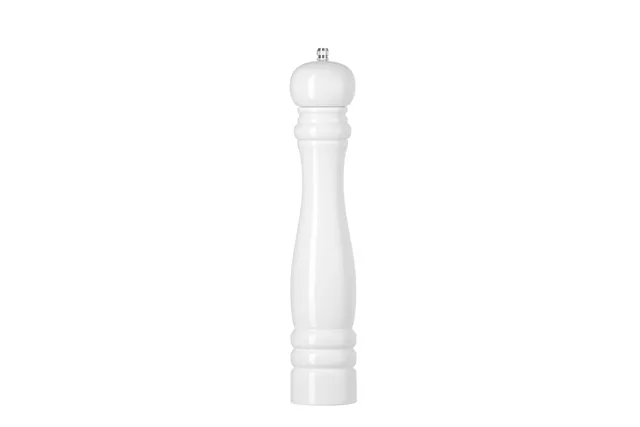 Młynek do soli drewniany, biały, ⌀60x315mm Hendi 469590