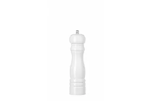 Młynek do soli drewniany, biały, ⌀55x215mm Hendi 469606