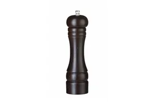 Młynek do soli drewniany, ciemne drewno, ⌀57x215mm Hendi 469811