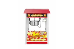 Urządzenie do popcornu, czerwony, 230V/1500W, 574x420x778mm Hendi 282748