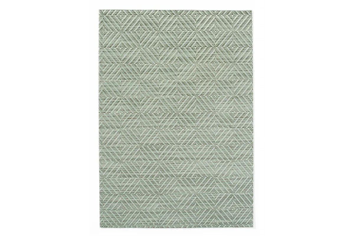 Podkładka na stół, wzory geometryczne – zestaw, zielony, 6 szt., 450x300mm Hendi 597934